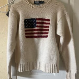 Ralph Lauren American flag sweater